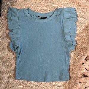 Zara Ruffle Top